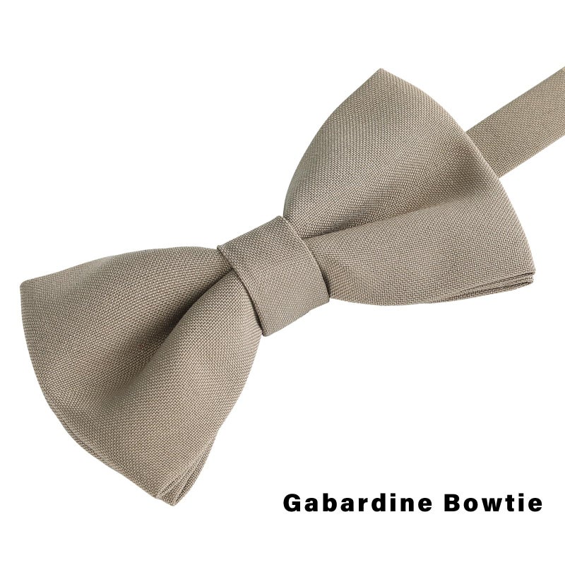 WELROG Classic Pre-Tied Bow Tie for Children & Adults Solid Color Adjustable Bowtie(Khaki) - Image 5